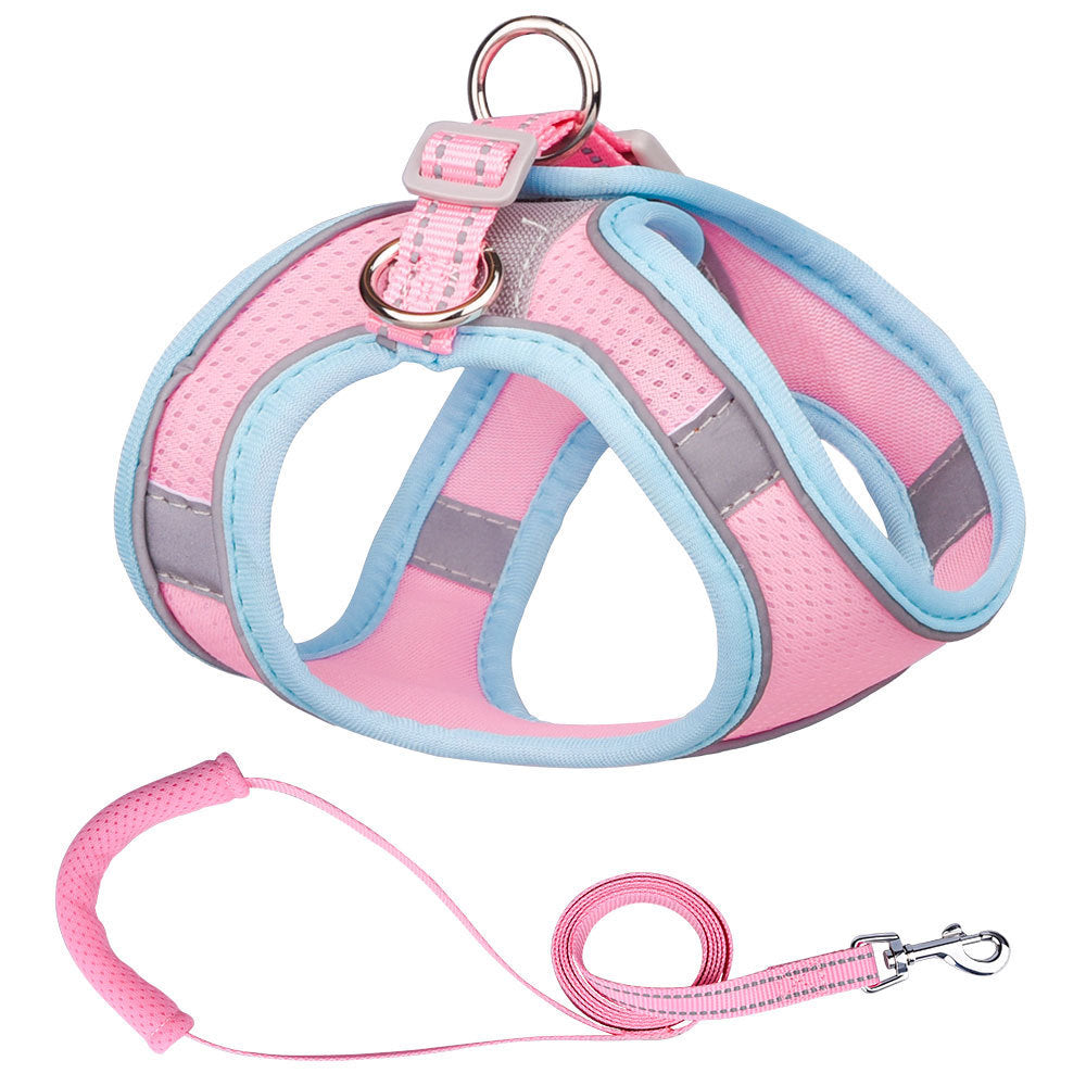 Vest-style Pet Leash Reflective & Rope
