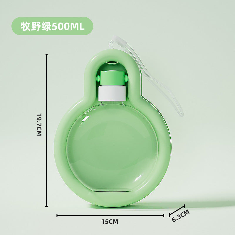 Pet Portable Cup Water Bottle Fountain Feeding Cup