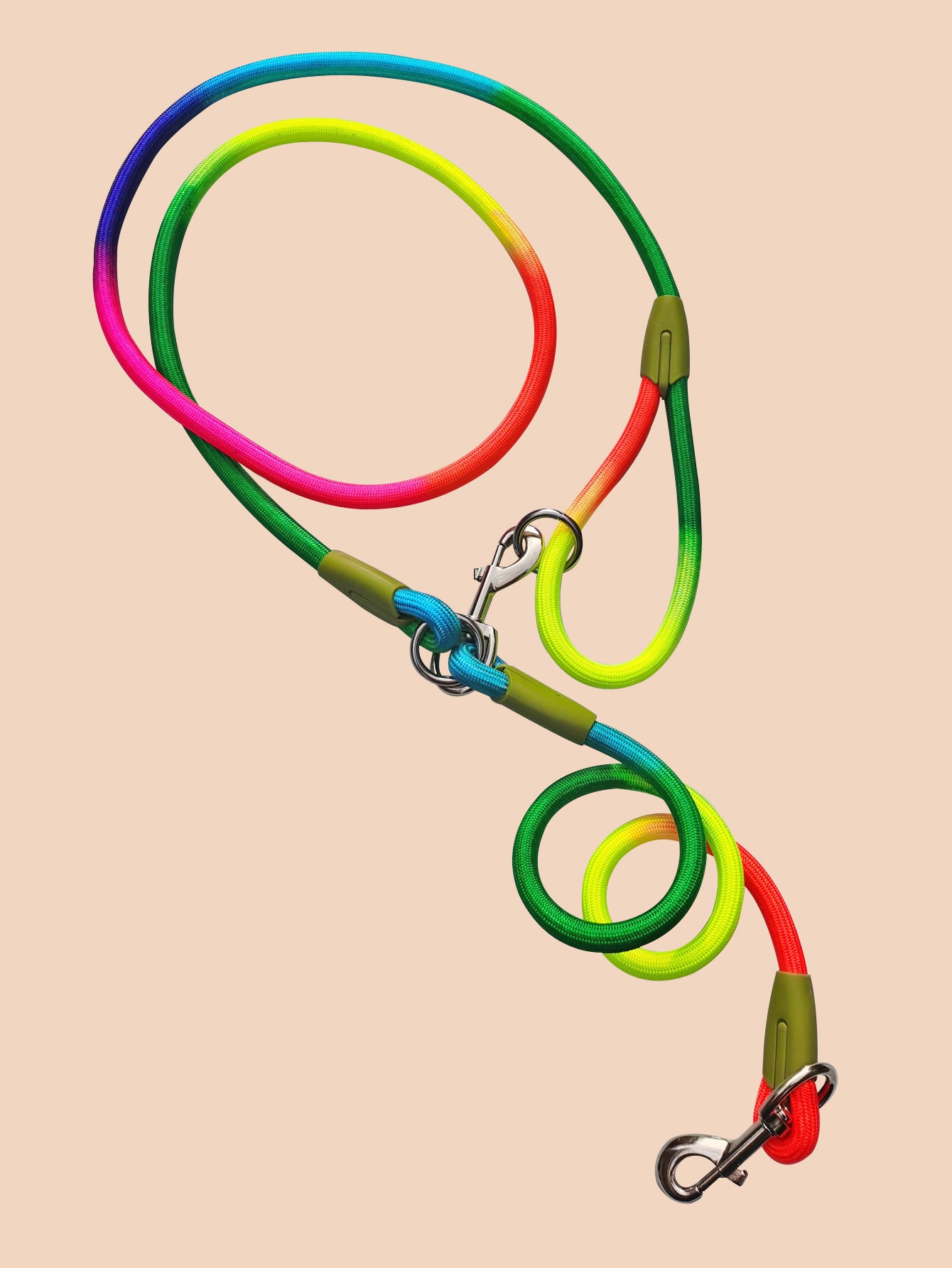 Pet One Drag Two Multi-Functional Hands Cross Shoulder Running Rope Artifact