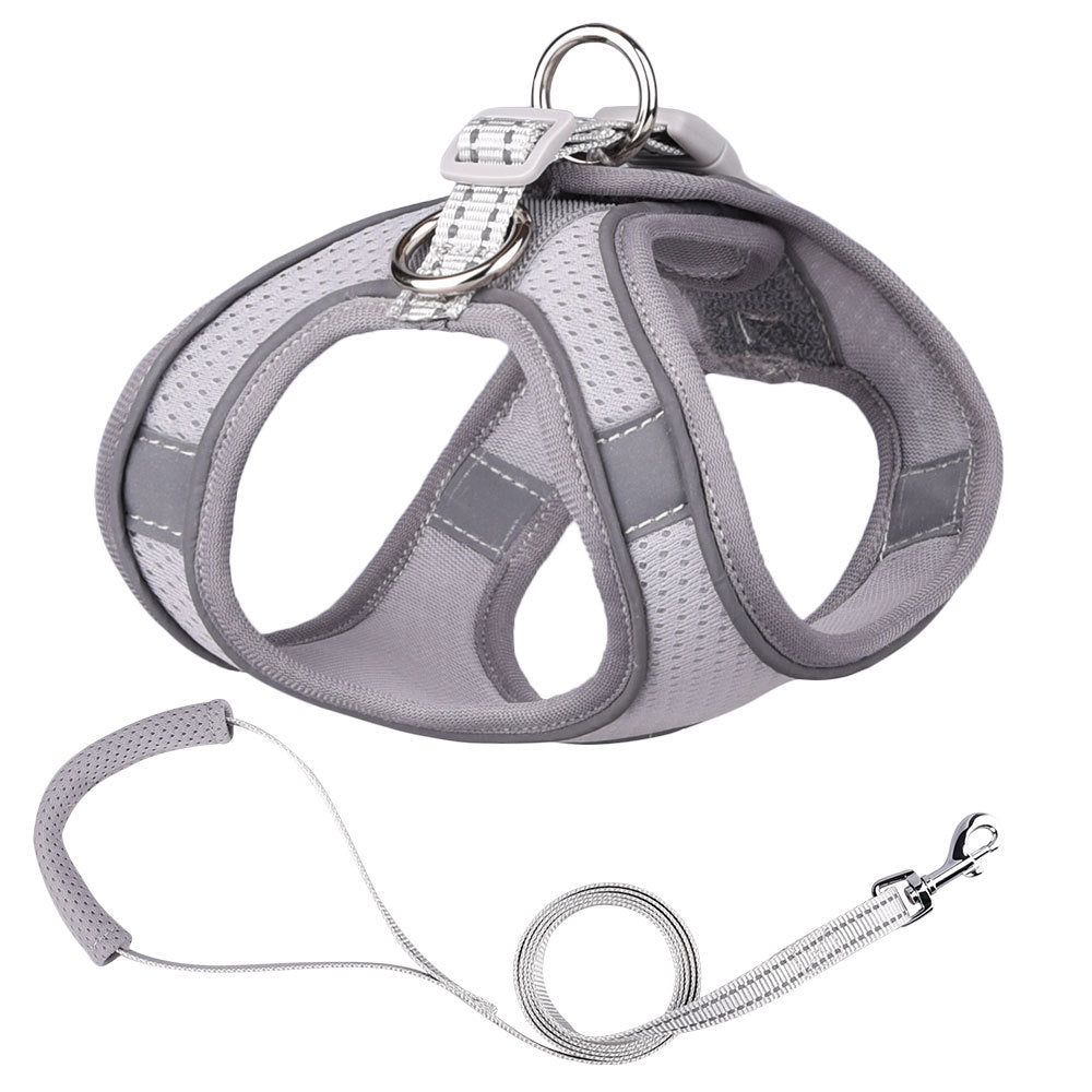 Vest-style Pet Leash Reflective & Rope