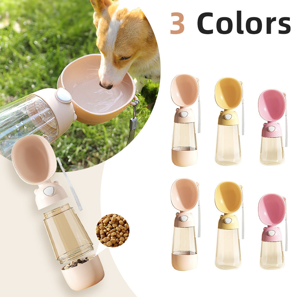 Portable Dog Water Bottle Food And Water Container For Feeder Bowl & Water Drinking Bowls Outdoor Travel