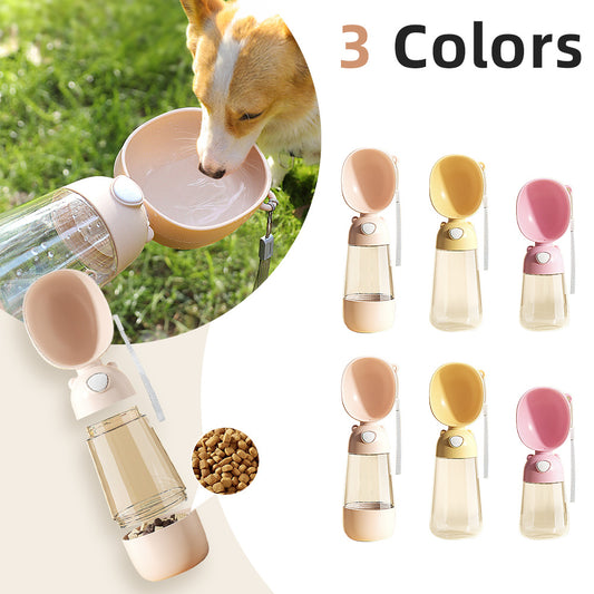 Portable Dog Water Bottle Food And Water Container For Feeder Bowl & Water Drinking Bowls Outdoor Travel