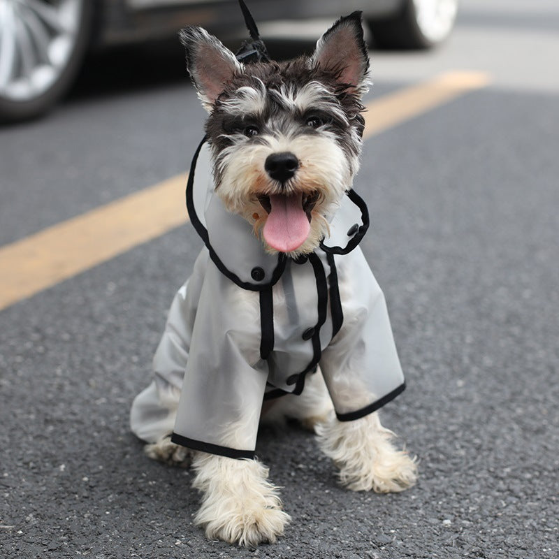 Pet Raincoat Four-legged Waterproof Small And Medium-sized Dog Cat