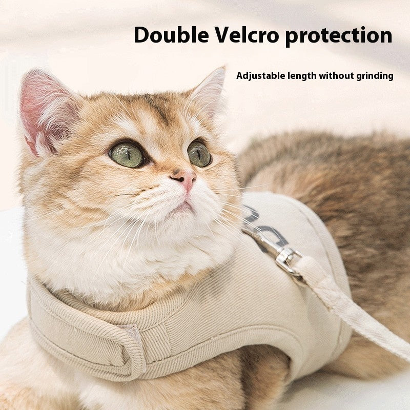 Four Seasons Universal Breathable Pet Cat Pulling Rope Anti Breaking Loose Dog Cat Strap