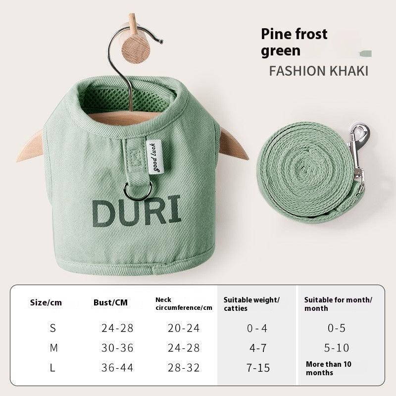 Four Seasons Universal Breathable Pet Cat Pulling Rope Anti Breaking Loose Dog Cat Strap