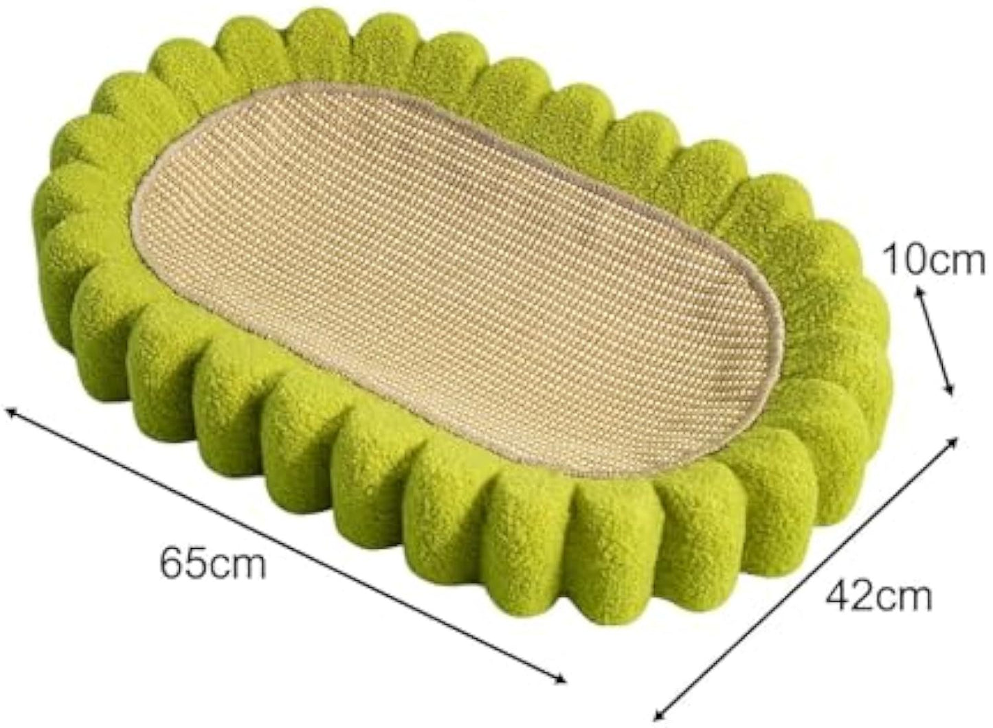 Oval Cat Scratch Pad Bowl Scratching Board Nest Furniture Cardboard Scratching Pad