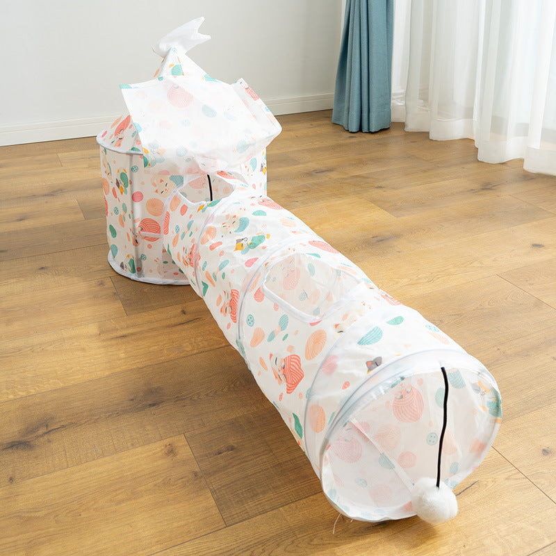 Pet Cat Tent Rolling Ground Dragon Can Be Stitched