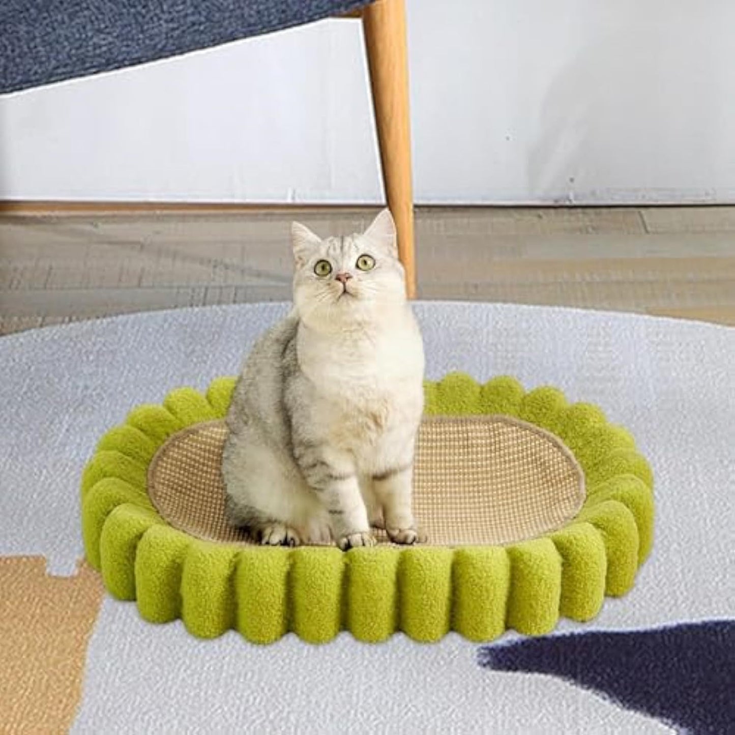 Oval Cat Scratch Pad Bowl Scratching Board Nest Furniture Cardboard Scratching Pad