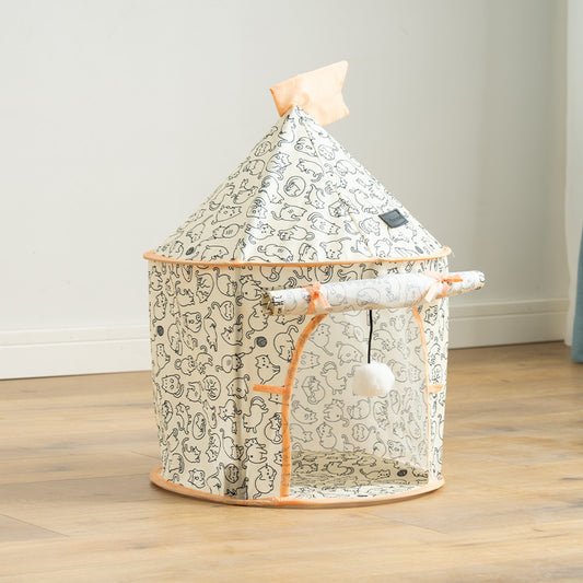 Pet Cat Tent Rolling Ground Dragon Can Be Stitched