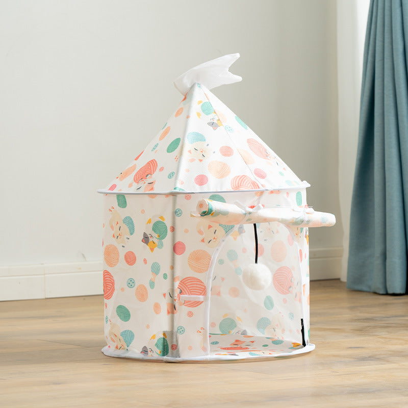 Pet Cat Tent Rolling Ground Dragon Can Be Stitched