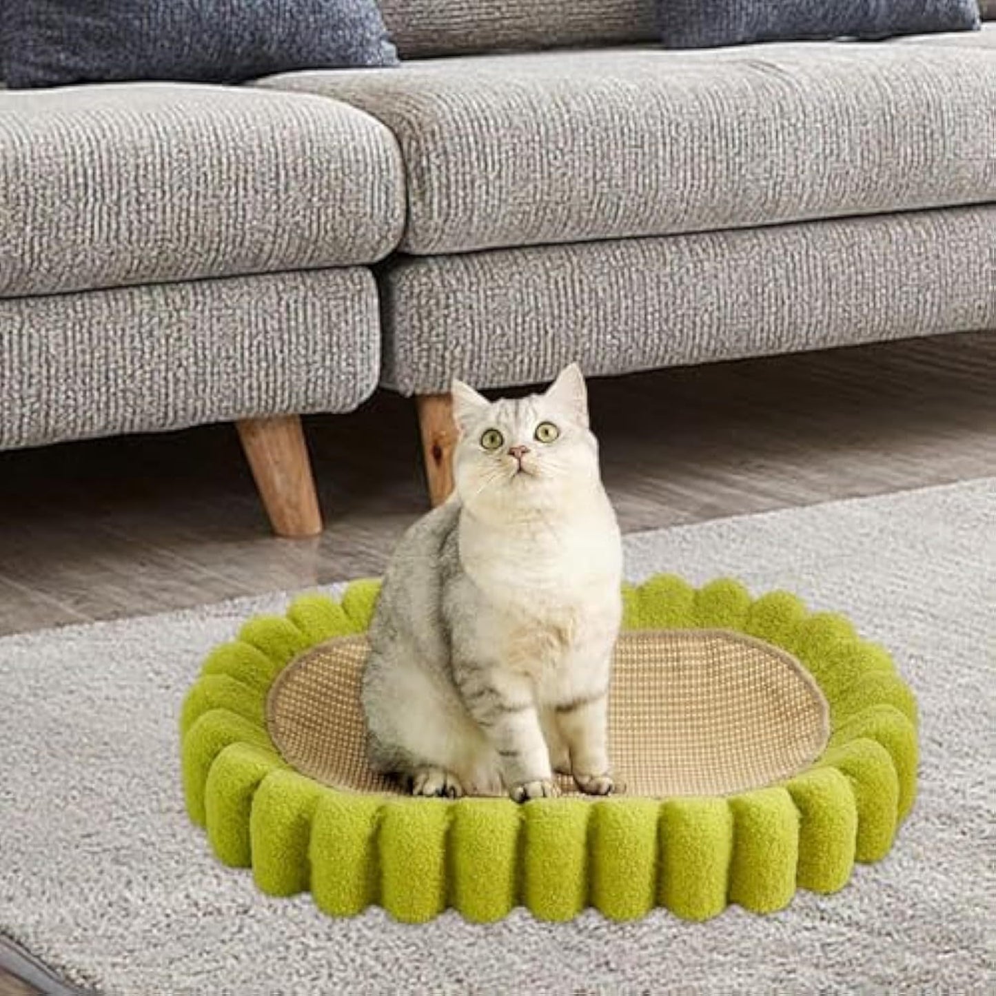 Oval Cat Scratch Pad Bowl Scratching Board Nest Furniture Cardboard Scratching Pad