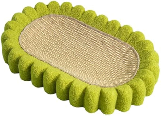 Oval Cat Scratch Pad Bowl Scratching Board Nest Furniture Cardboard Scratching Pad
